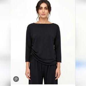 Express Black Women's 3/4 Length Top - Size XS Great Condition